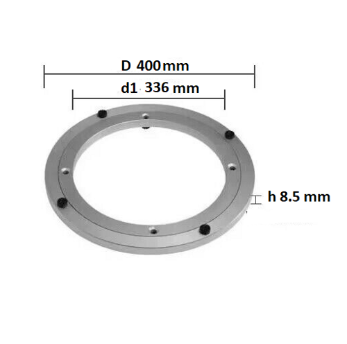 Площадка поворотная круглая алюм. 400 мм, под ТВ, OM-OBO400-05