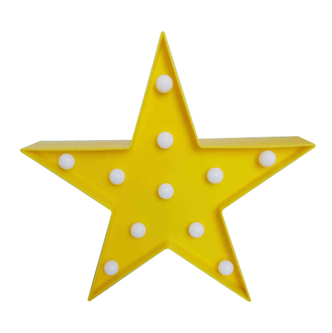 Светильник светодиодный "Звезда", желтый